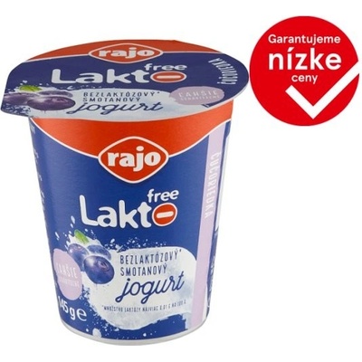 Rajo Lakto Free Smotanový jogurt čučoriedka 145 g