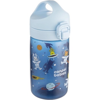 Canpol babies Детско шише Canpol - Junior, 400 ml, синьо (56/624_blu)