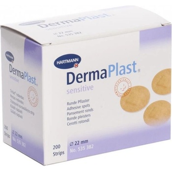 DermaPlast sensitrychloobvaz .spots kulaté 200 ks