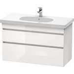 Duravit DuraStyle - Шкафче за умивалник 61x100x45 см, 2 чекмеджета, лъскаво бяло DS648502222 (DS648502222)