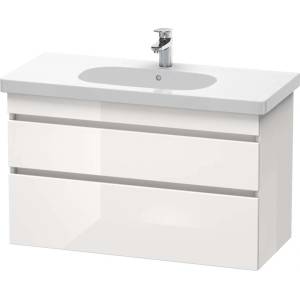 Duravit DuraStyle - Шкафче за умивалник 61x100x45 см, 2 чекмеджета, лъскаво бяло DS648502222 (DS648502222)