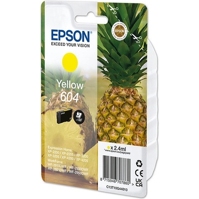 Epson original ink C13T10G44010, T10G440, 604, yellow, 2.4ml (C13T10G44010)