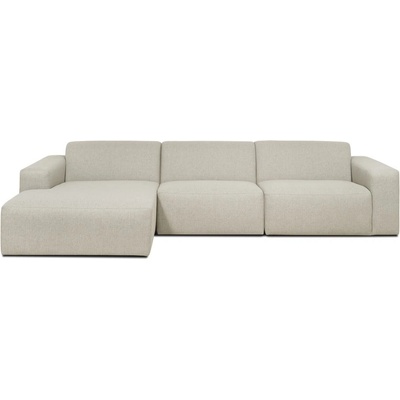 Scandic Бежово-кремав ъглов диван (ляв ъгъл) Roxy - Scandic (Roxy big chaiselong left 8 beige)