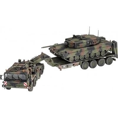 Revell Комплект сглобяеми модели Revell - Транспортьор SLT 50-3 & Tанк Leopard 2A4 (R03311)