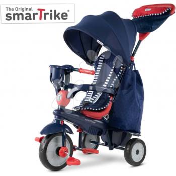 Smart Trike Swirl DLX 4v1 Blue&Red Touch Steering s tlmičom a voľnobehom + UV filter modro červená
