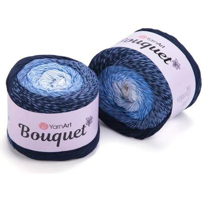 Yarn Art Bouquet 717 variace modré