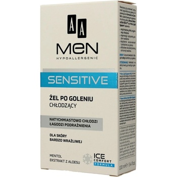 AA Cosmetics Men Sensitive chladivý gél po holení 100 ml