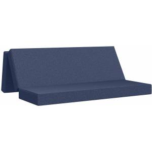 vidaXL Сгъваем диван легло 200 x 67 x 45 см Синьо (900261)