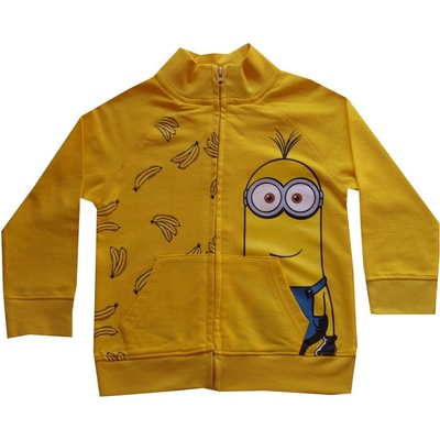 Minions mikina zozepínací bavlněná