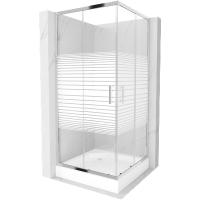 Mexen Rio 90x90 cm + tray square