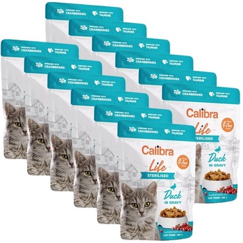Calibra Cat Life Sterilised Duck в сос 12 x 85 г
