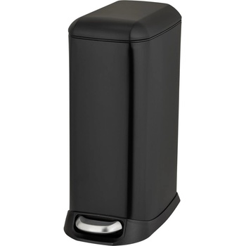 WENKO Матово черно стоманено кошче за боклук с педал 12 l Design - Wenko (54928100)