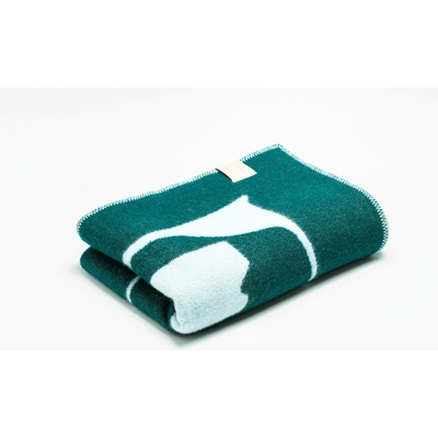 Lejaan Pléd Bold Overlock Zeleno-modrá 130x200