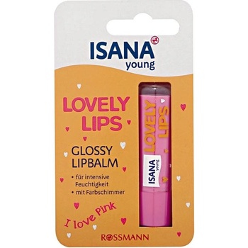 Isana Young Lesklý balzám na rty Lovely Lips 4,8 g
