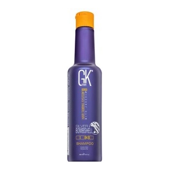 GK Hair Silver Bombshell Shampoo Неутрализиращ шампоан за платинено руса и сива коса 280 ml