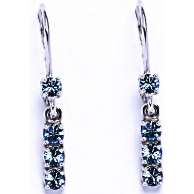 Čištín se Swarovski krystalem akvamarín NK 1339/p1323