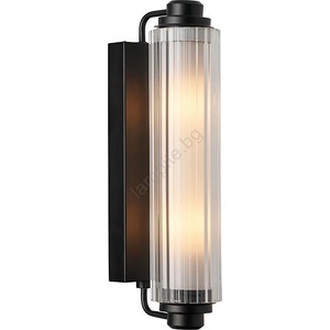 Nordlux - Осветление за огледало NIMAL, 2xE14/25W/230V, IP44, черно (NX0757)