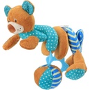 Baby Mix hračka na postýlku spirála medvěd modrý