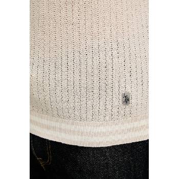 U. S. Polo Assn U. S. Polo Assn. тениска с яка мъжка от памук TIPPED OPEN KNIT SS (MUP4673)