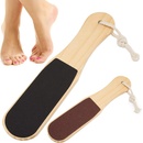Mezamo+ Two-sided wooden foot grater for pumice heels