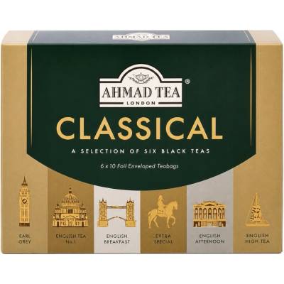 Ahmad Tea Moment 6 x 10 čiernych a zelených čajov