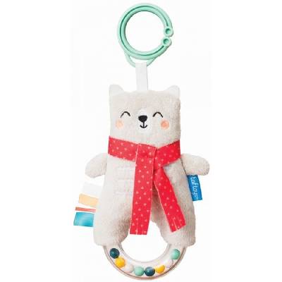 Бебешка мека дрънкалка, Taf Toys, Мечето Пол, 11.5 x 25 x 4 см (TT12315)
