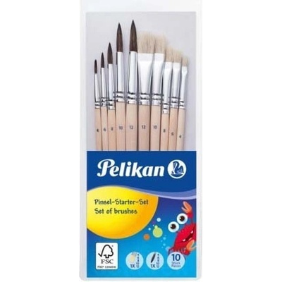 Sada štetcov Pelikan 10 ks