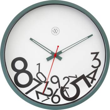 NeXtime Стенен часовник Dropped Numbers (7364GN)