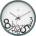 NeXtime Стенен часовник Dropped Numbers (7364GN)