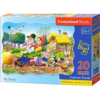 Castorland Пъзел Castorland от 20 XXL части - Дядо вади ряпа (C-02283)