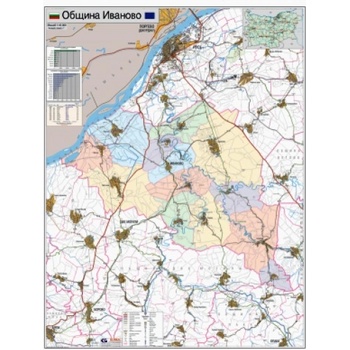 Mapmedia Карта на община Иваново