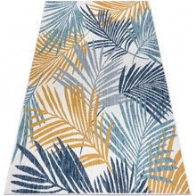 Dywany Łuszczów Cooper Sisal Palm leaves 22258 ecru/navy