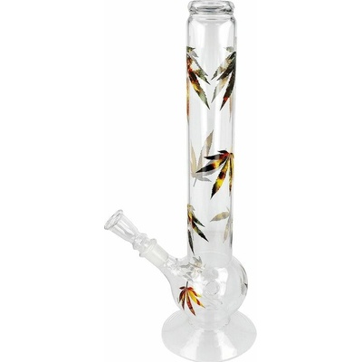 KRCZ Skleněný bong Bouncer Leafs barevný 38 cm