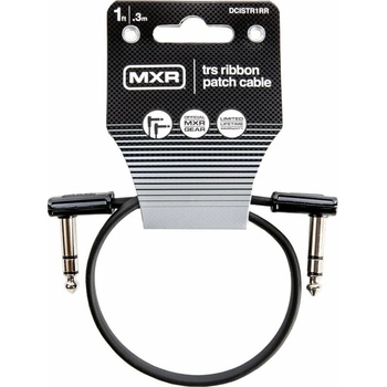 Dunlop MXR DCISTR1RR Ribbon TRS Cable 30 cm Ъглов - Ъглов Пач кабел (DCISTR1RR)