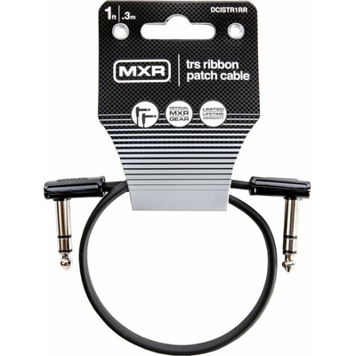 Dunlop MXR DCISTR1RR Ribbon TRS Cable 30 cm Ъглов - Ъглов Пач кабел (DCISTR1RR)