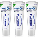 Sensodyne Rapid Whitening избелваща паста за зъби за чувствителни зъби 3x75ml