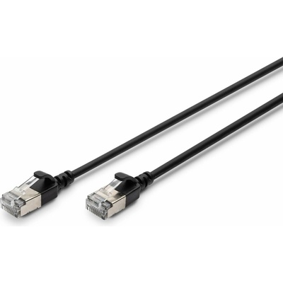 Digitus DK -1632-A-015S-BL Slim RJ45-RJ45 patch Cat. 6A F/FTP/ AWG 32/7 LSOH 1,5m černý