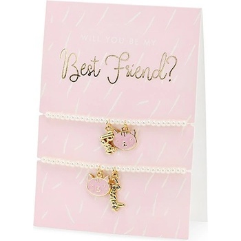 Party Deco Картичка с Гривни за Най-Добри Приятелки