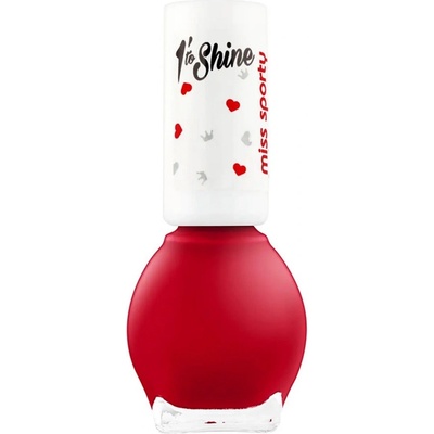 Miss Sporty lak na nehty 1 To Shine 220 rudý červený 7 ml