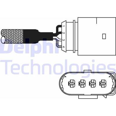 Lambda sonda DELPHI ES10978-12B1 ES10978-12B1