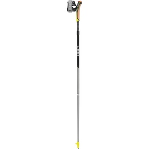 LEKI Пръчки за скандинавско ходене LEKI Speed Pacer Vario, светъл антрацит-черно-неоново жълто (65326381105)