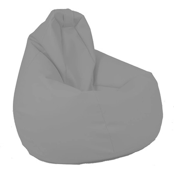 Image 1 of PUFRELAX Калъф за пуф круша, 220л. , Nirvana Hobbit - Teteron Grey (COVER_PUF-G-NH-TEX-GRE)