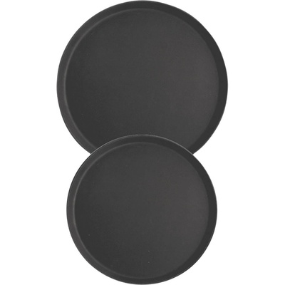 Stalgast Kulatý protiskluzový tác o průměru 355 mm černý 412350 černý