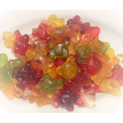 Juiccee Gummee Želé bonbony Medvídek velký dvoubarevný 1 kg