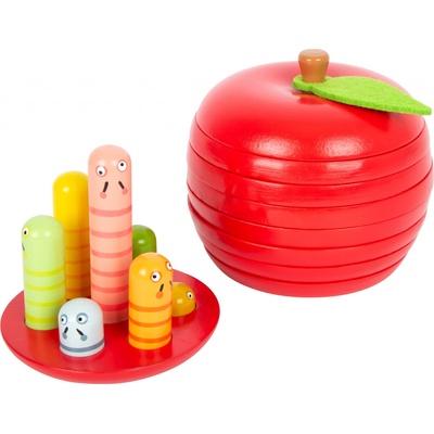 Small Foot skládačka jablko s červíky – Zboží Dáma