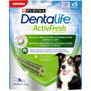 Dentalife ActivFresh tyčinky pre psa proti zápachu z úst a zubnému kameňu 6 x 115 g
