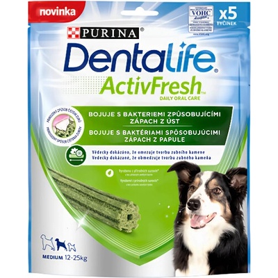 Dentalife ActivFresh tyčinky pre psa proti zápachu z úst a zubnému kameňu 6 x 115 g