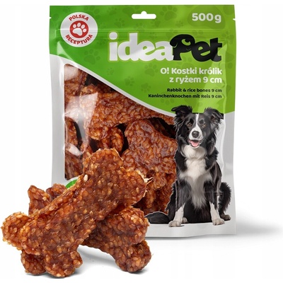 KRÁLIČIE KOCKY S RYŽOU 500 G IDEAPET POCHÚŤKA