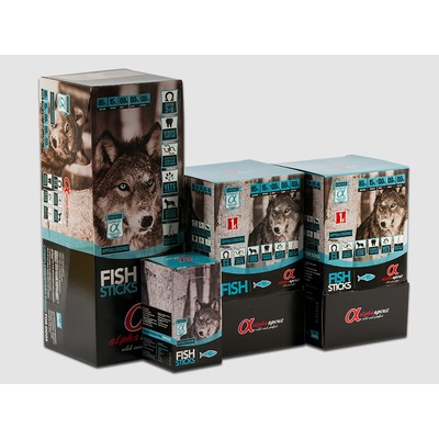 Alpha Spirit dog Pás tyčinky rybacie 16 ks 160 g
