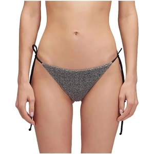 SUNDEK Anita lurex briefs with adjustable hips bikini bottom - Grey (Silver)
